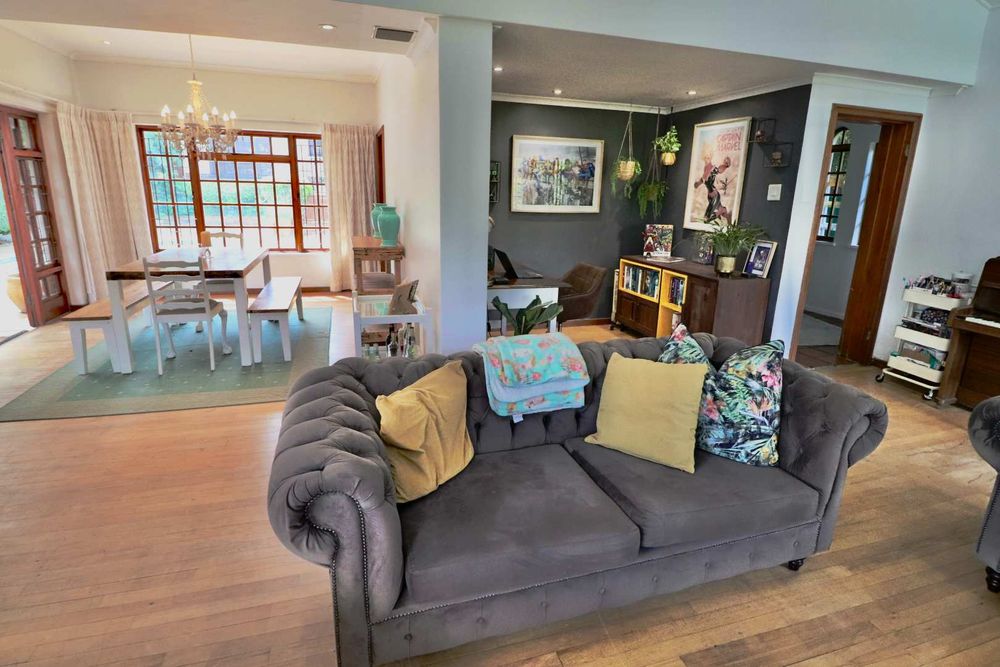 Open lounge and dining room