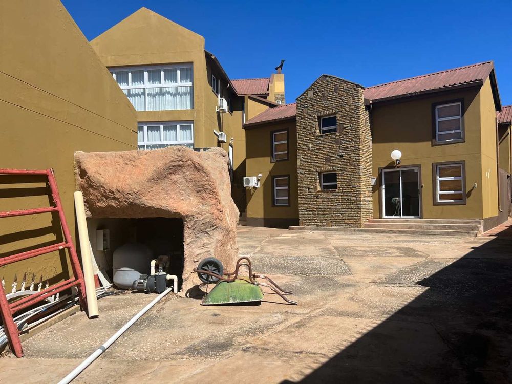 Backside house and flats 