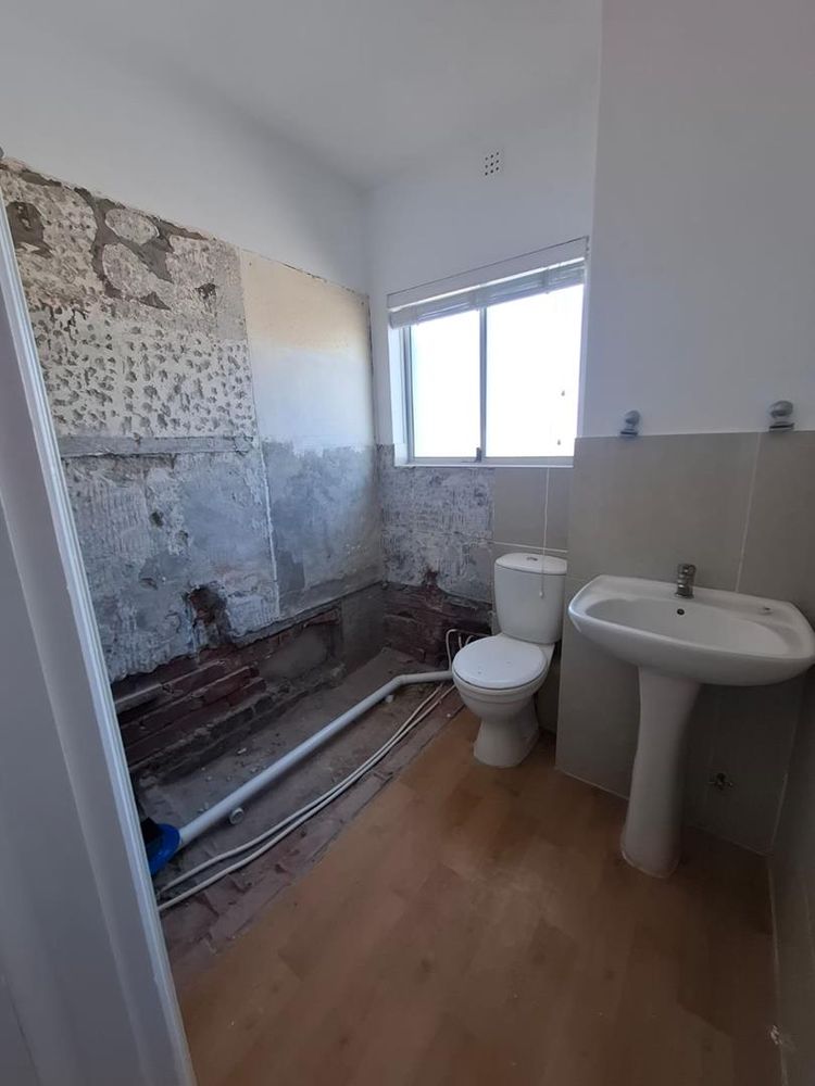 New shower being put in (currently under construction)