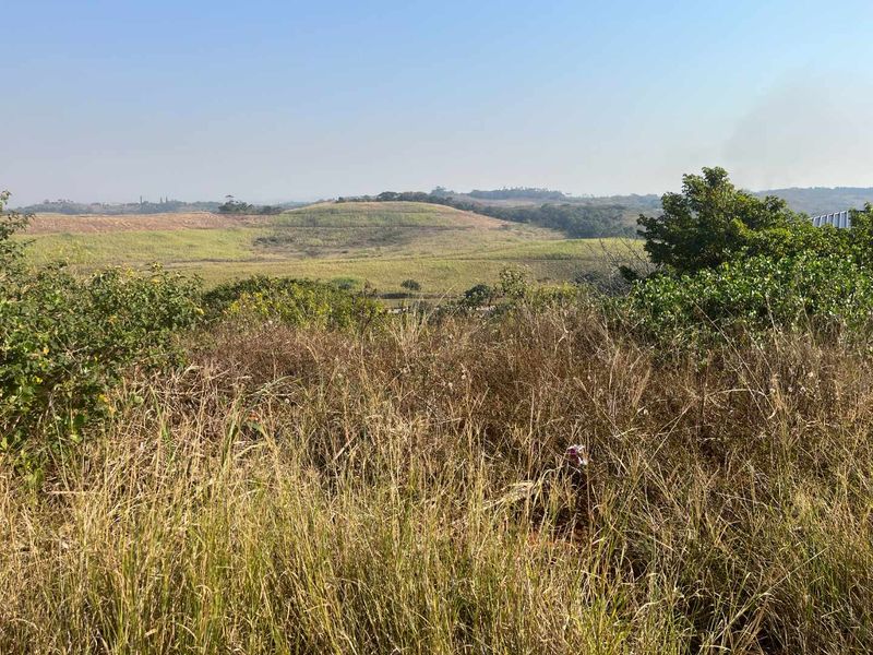 A scenic view overlooking rolling hills and natural landscape, showcasing the expansive terrain of the vacant residential land.