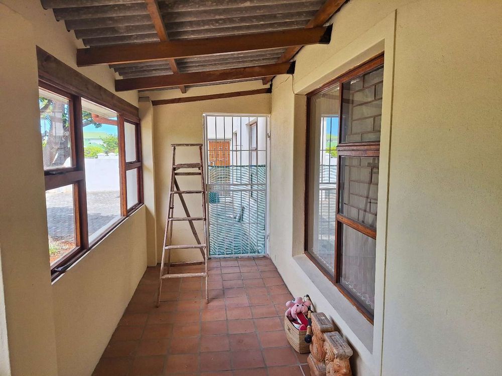 Sun room in front of house