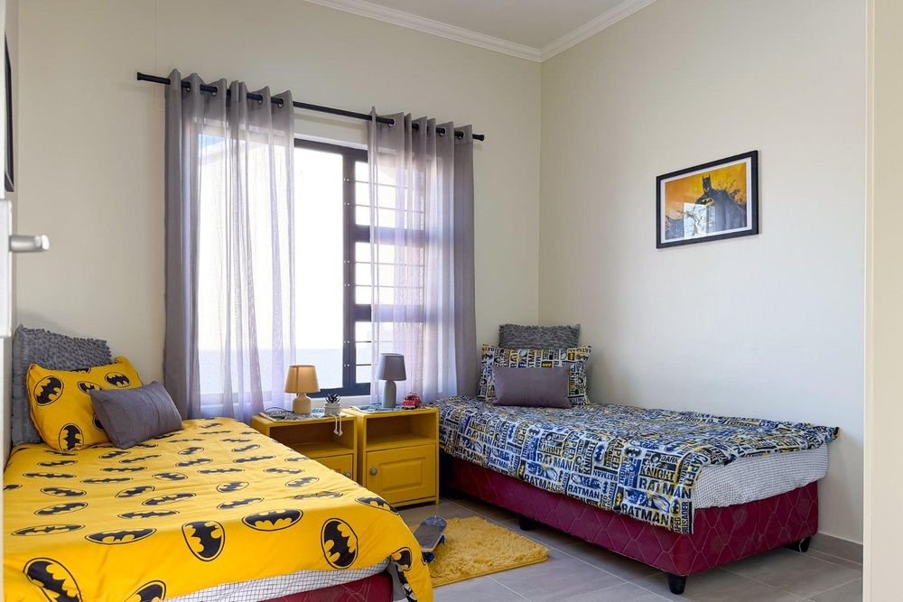 All bedrooms with built-in cupboards.