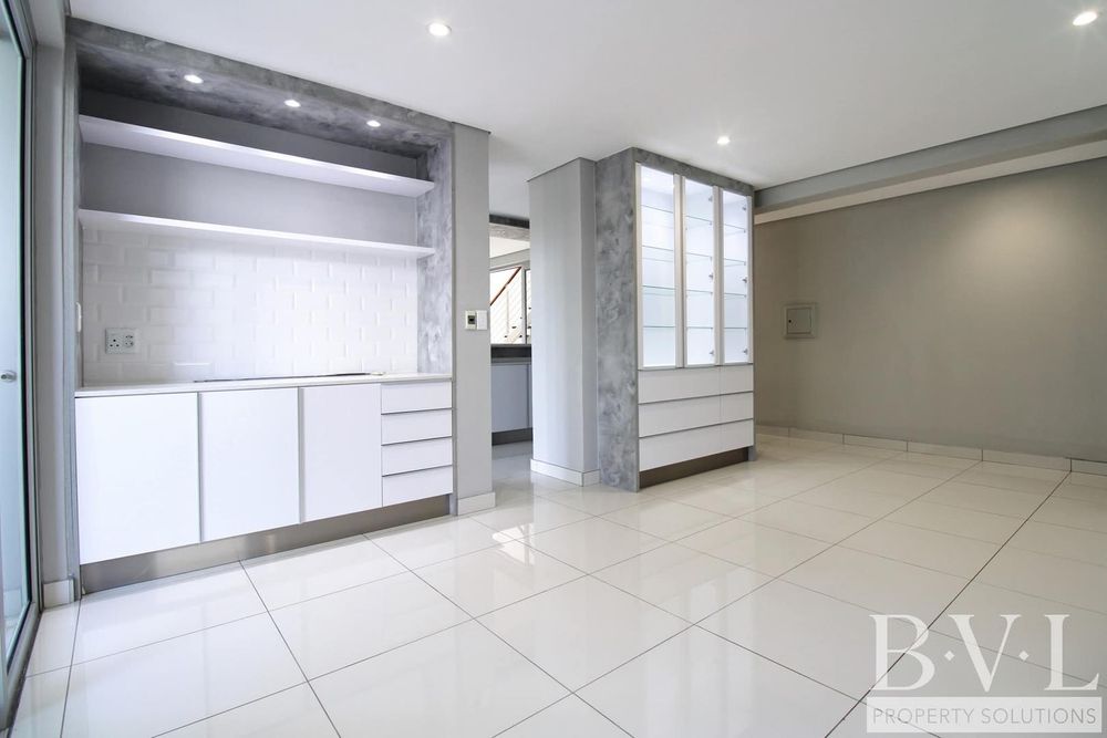 Kitchen with built in cupboards