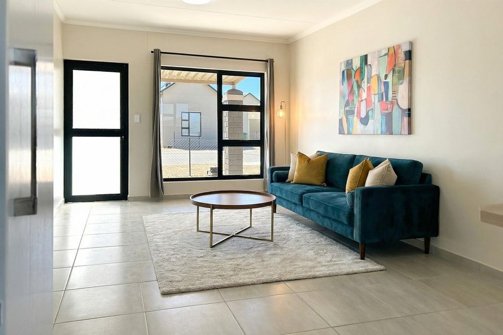 Modern open-plan living.