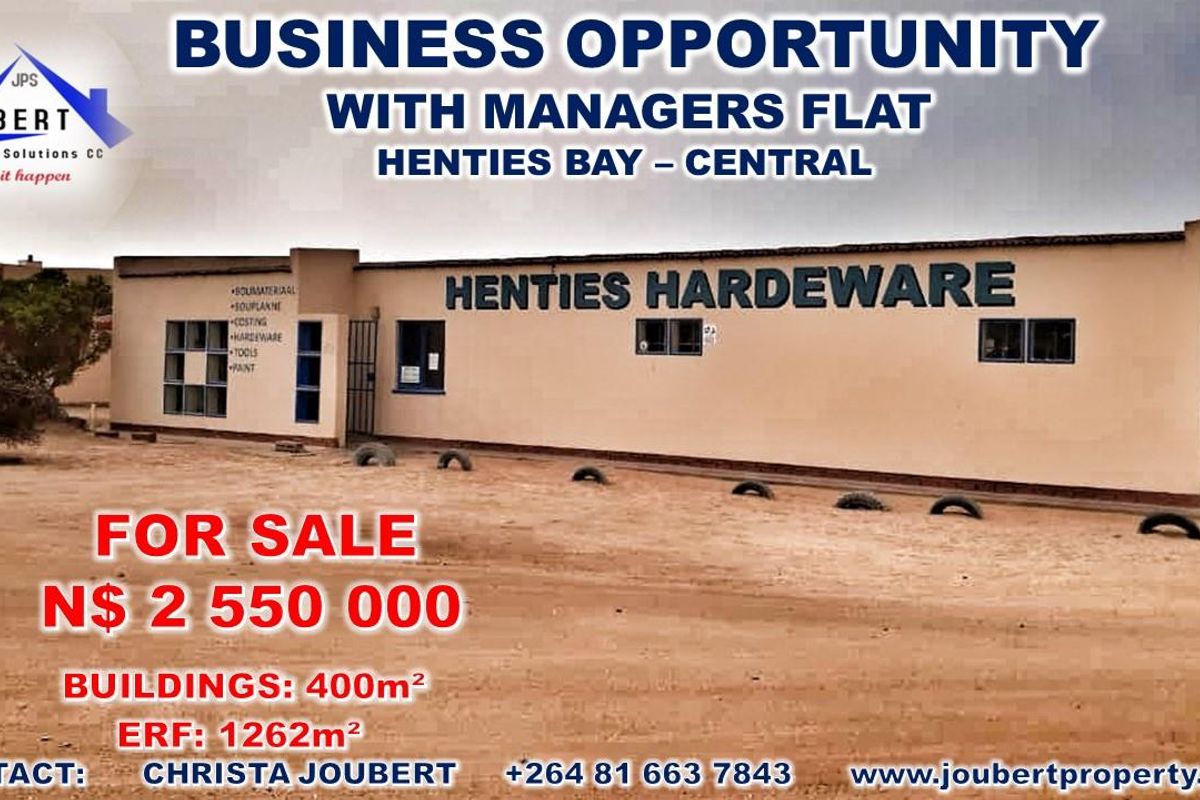 BUSINESS OPPORTUNITY WITH FLATLET FOR SALE IN HENTIES BAY – NAMIBIA - Photo 2