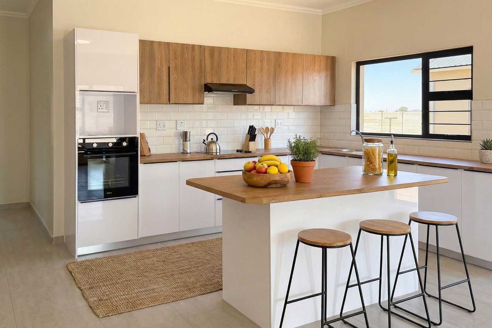 Beautiful kitchen with modern finishes.