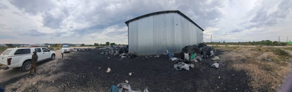 Outside of warehouse on the ERF