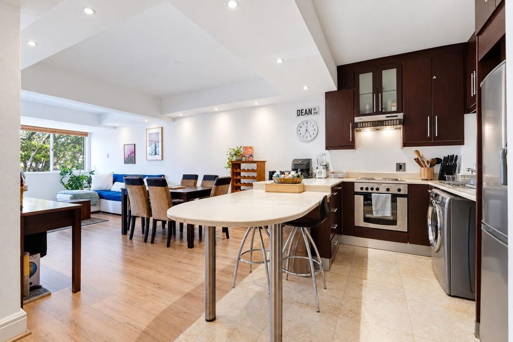 Kitchen view from entrance passage