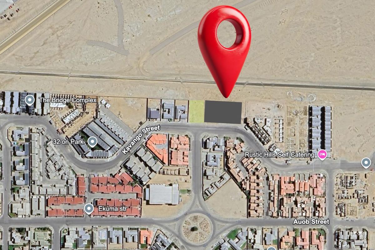 An aerial map view showing the location of the property within the surrounding residential complex and street network.