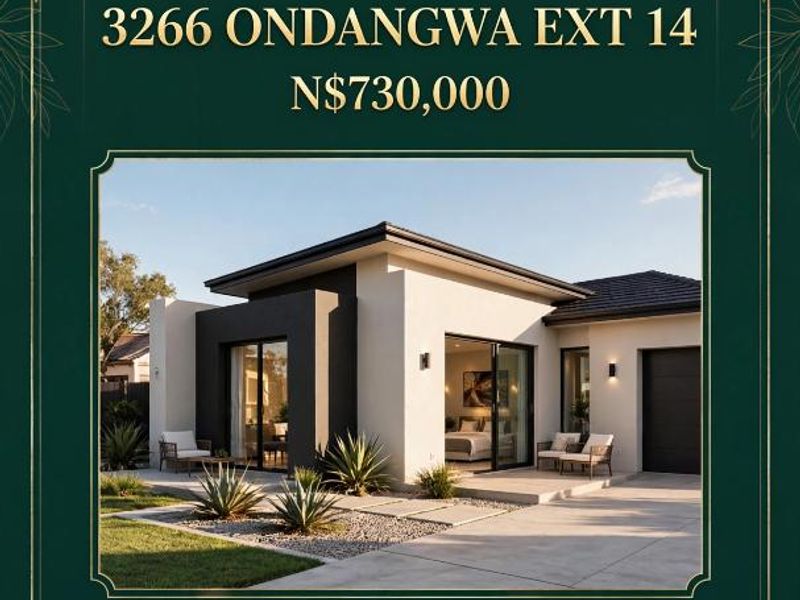 Modern single-story residential dwelling featuring a paved rear patio, sliding glass doors, and contemporary architectural finishes.
