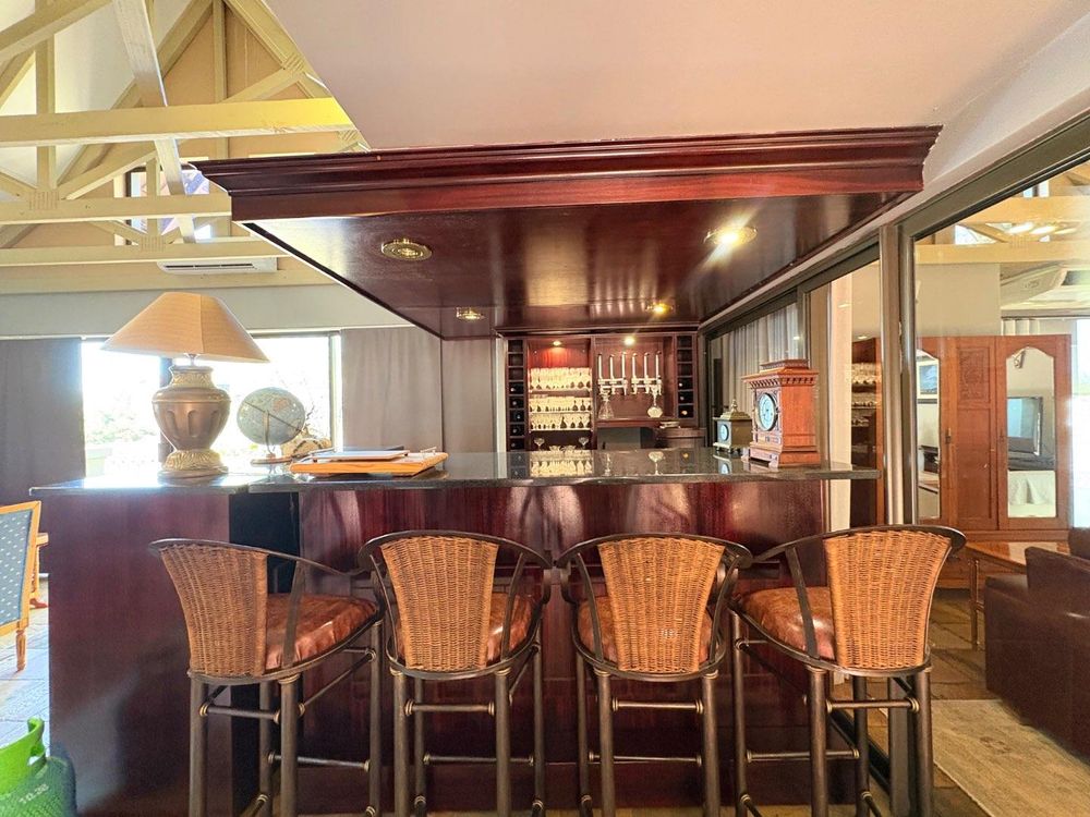 Beautiful built in bar.