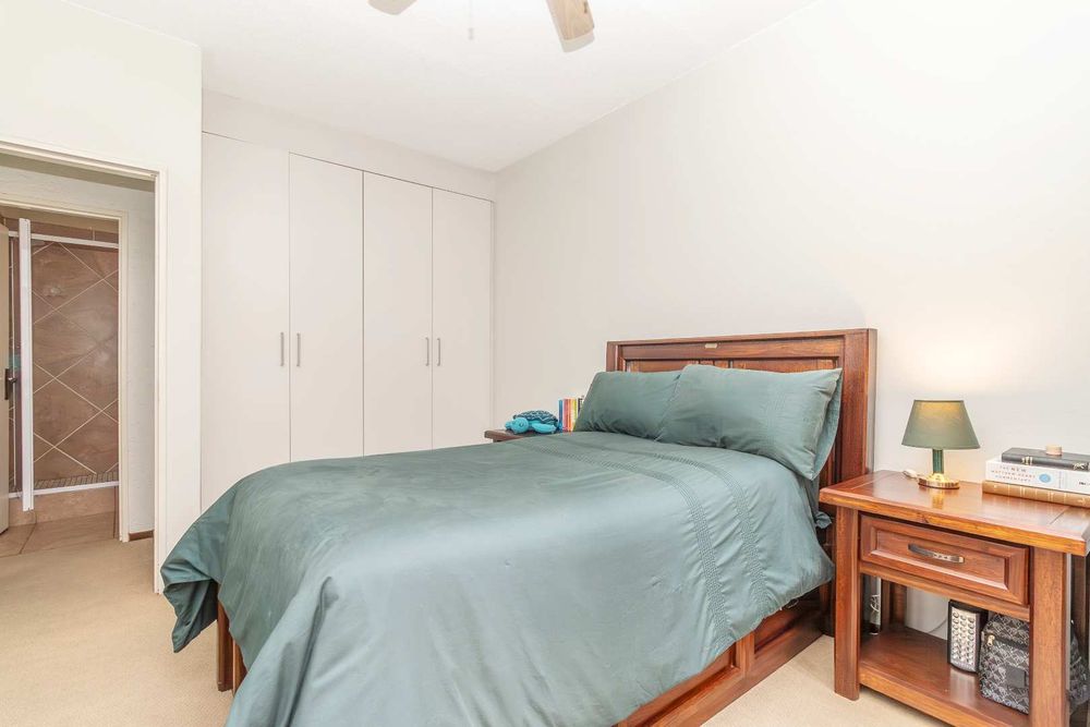 Bedroom with cupboard view