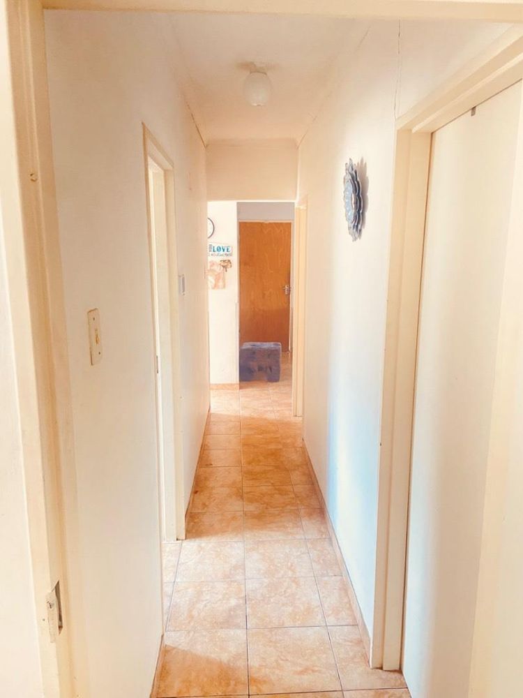 Corridor to the exit door 