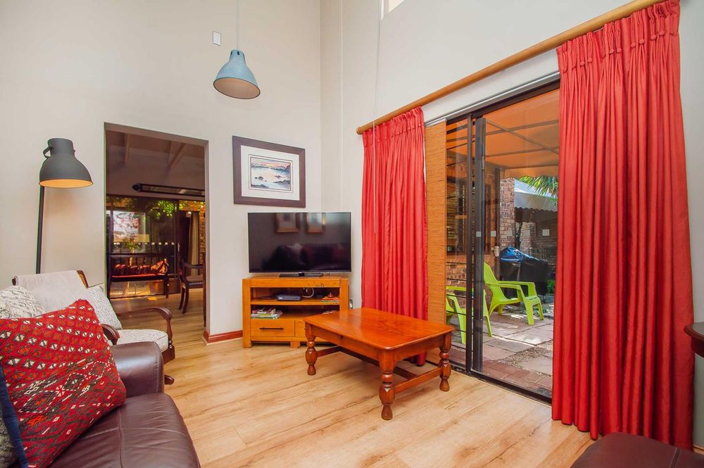 Cosy TV room off dining room 