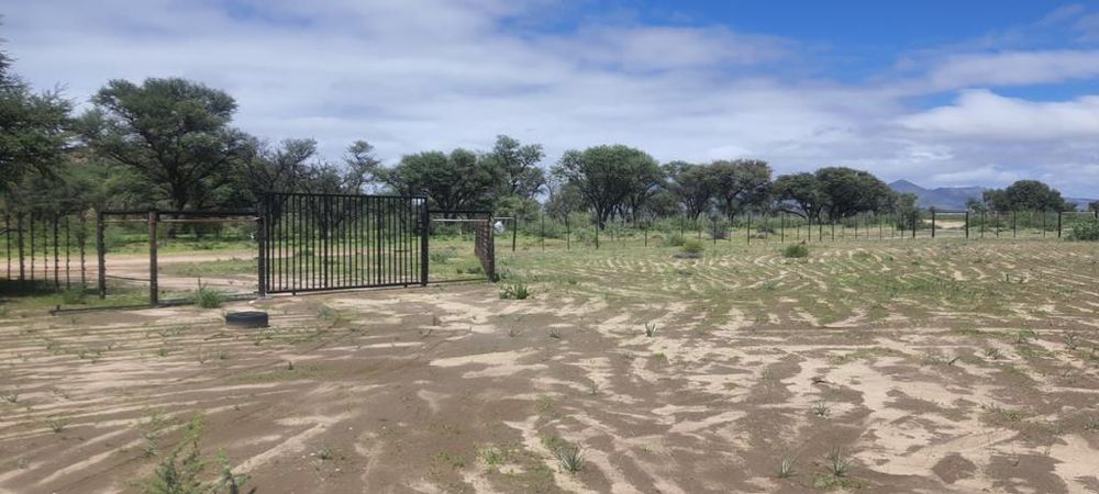 Entrance gate and fencing