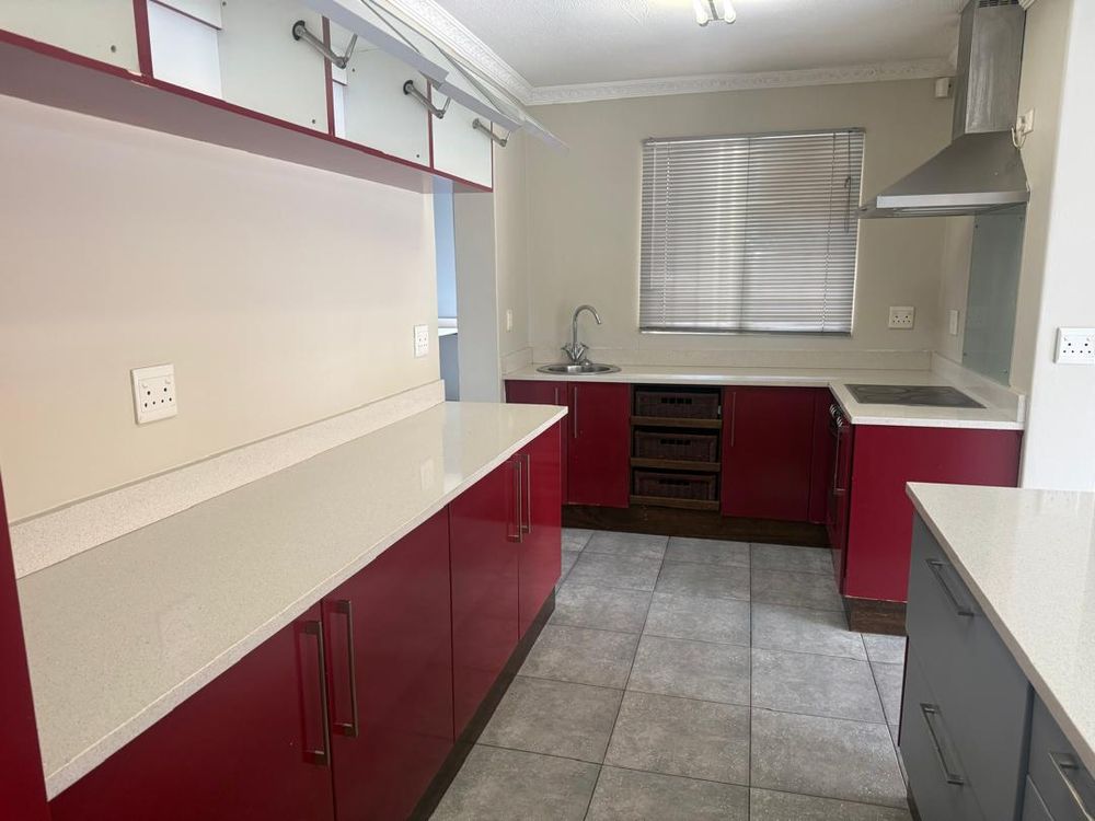 Open plan kitchen area 
