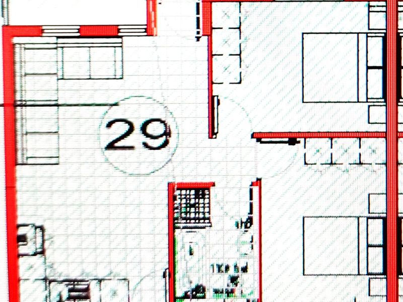 A digital floor plan layout showing the architectural configuration of the apartment unit.