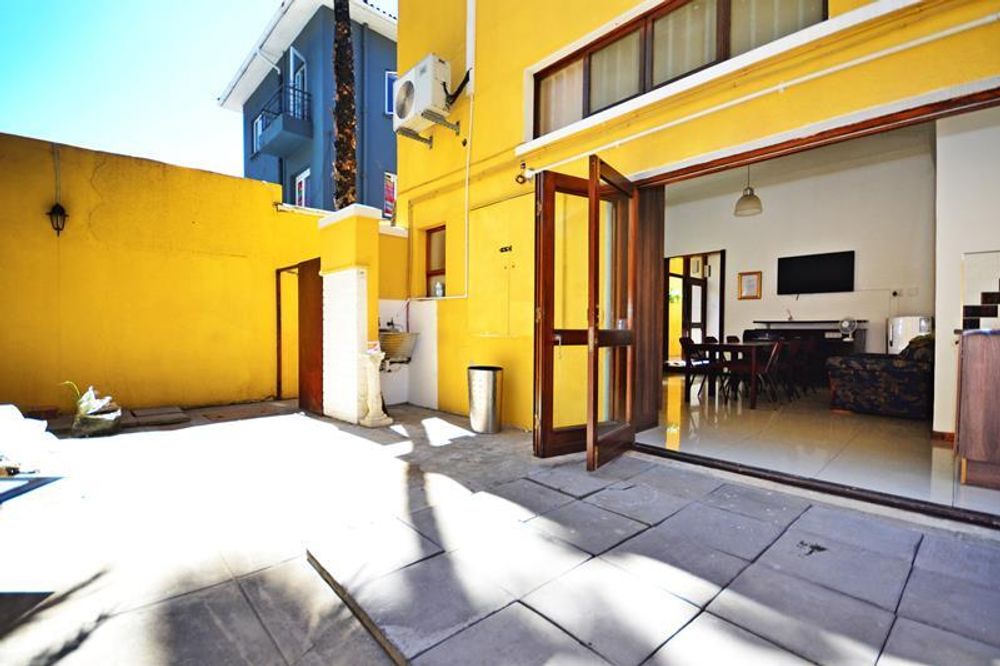 Communal back patio