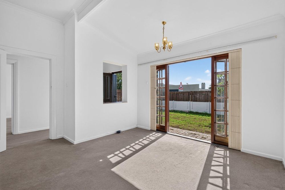 Living area leading to garden
