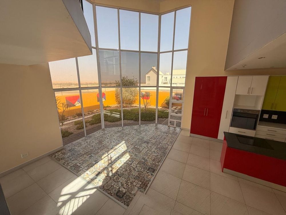 One of the open-plan living areas