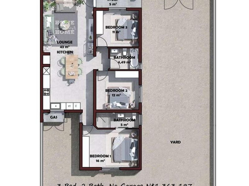 Efuta, Tama Estate, Tamariskia, Swakopmund:  NEW DEVELOPMENT OF 3 BEDR TOWNHOUSES - Photo 3