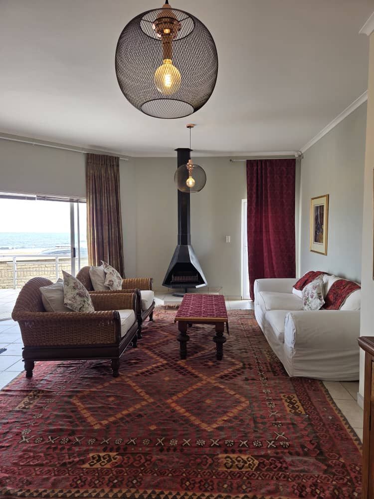 Lounge with indoor fireplace