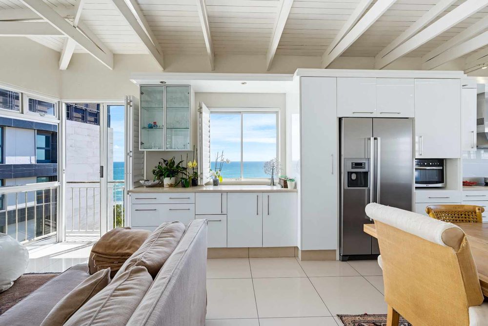 Living area with ocean views