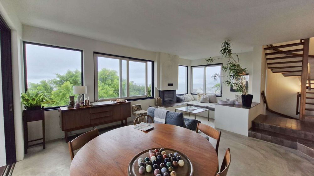 Open plan lounge and dining area