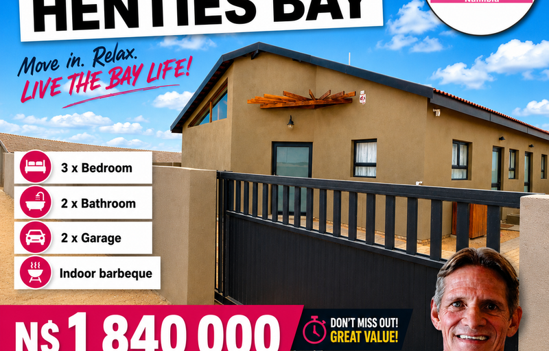 3 Bedroom House for Sale in Henties Bay