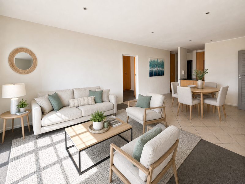 Upper Sea Point unfurnished corner apartment with sea views - Photo 3