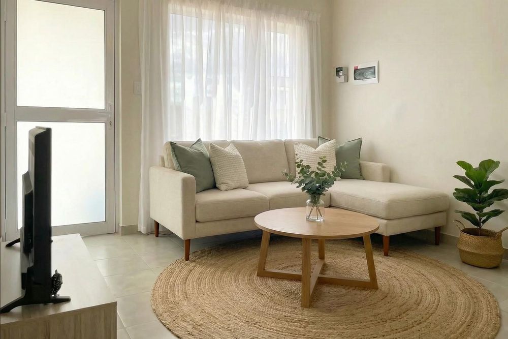 Modern open-plan living.