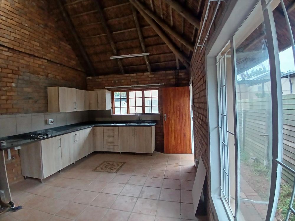 Kitchen and living area