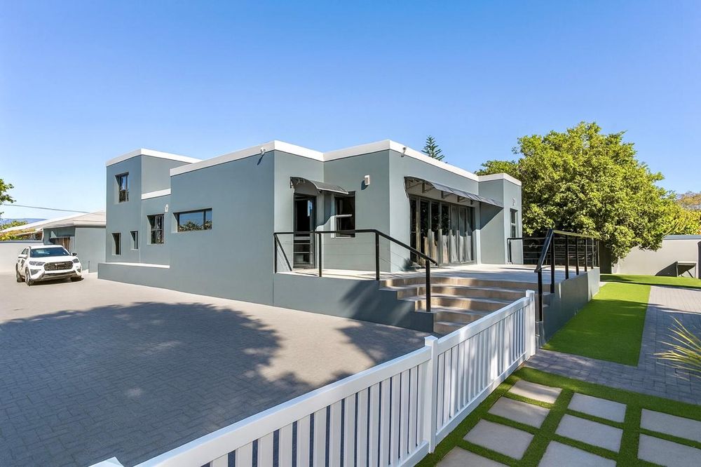 Main house with plenty of secure parking 