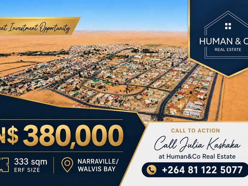 Vacant Erf in Narraville // Walvis Bay