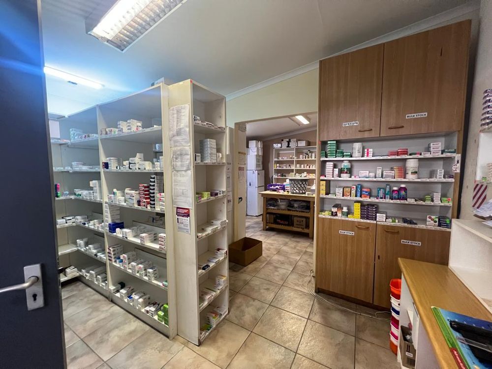 Pharmacy at reception.
