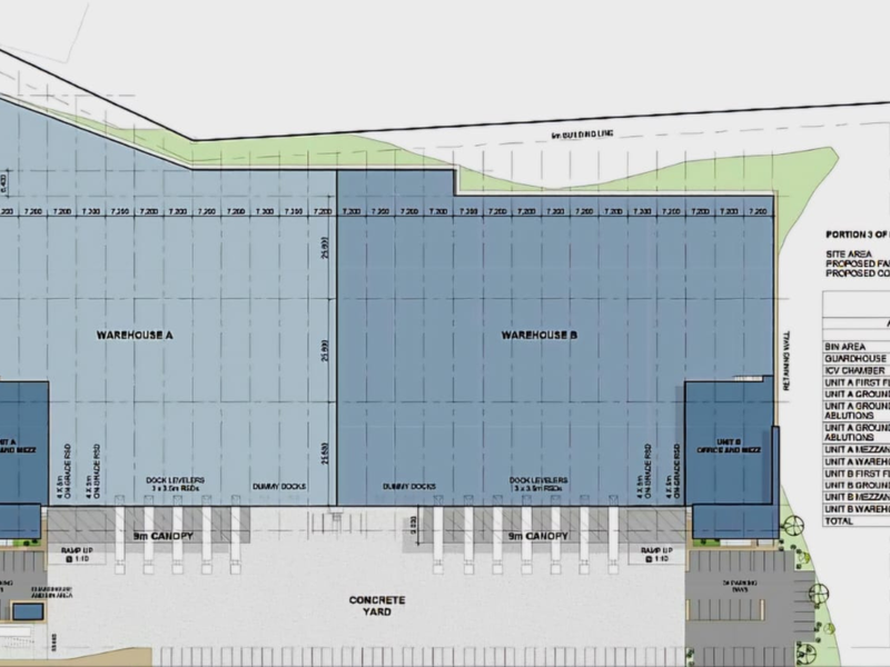 High-clearance 18,792m2 logistics facility with dock and on-grade access in Glen Anil–Redhill | Occupation in progress - Photo 3