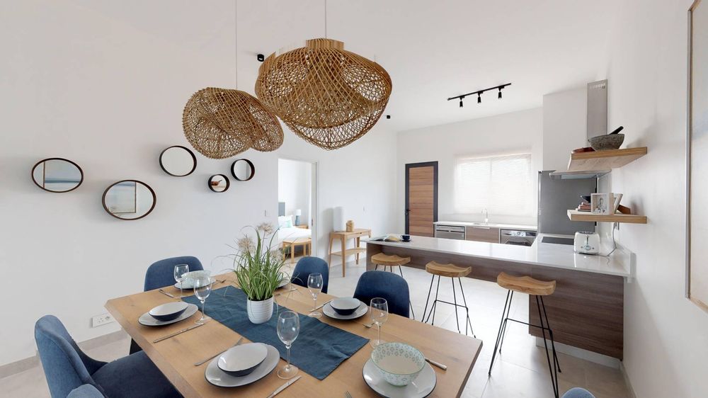 Kitchen and dining room