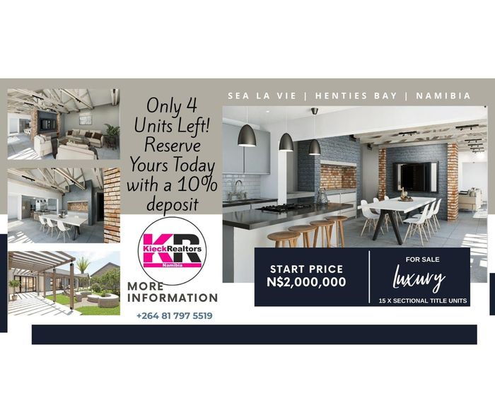 Property #2462808, Townhouse For Sale in Henties Bay Central