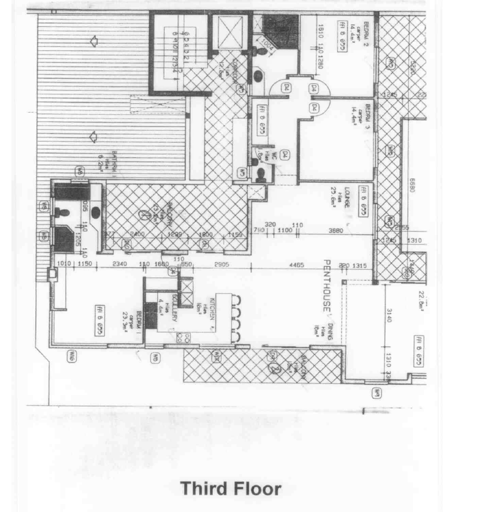 Third Floor Floorplan
