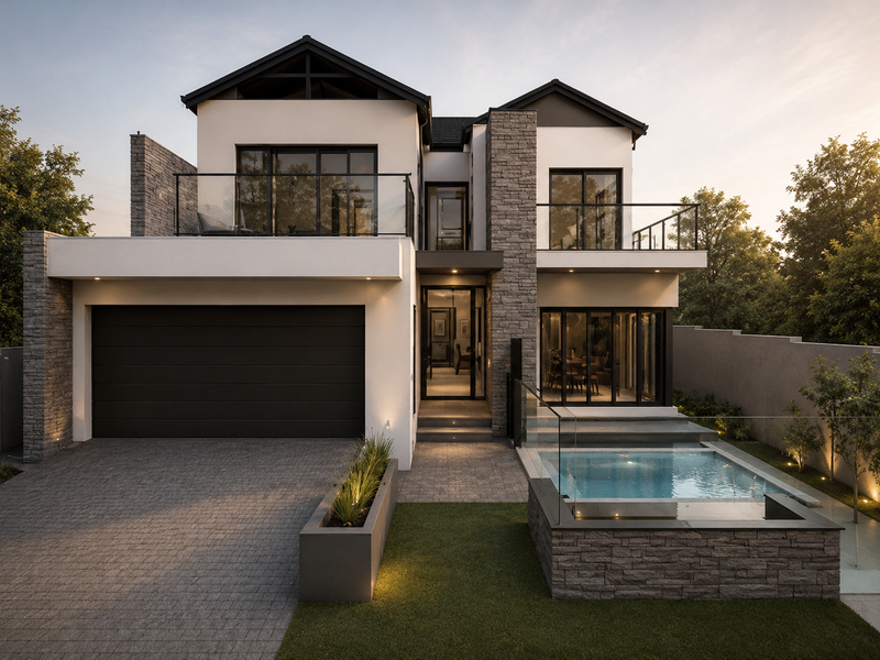 Contemporary Family Living with Pool & PJ Lounge - Photo 1