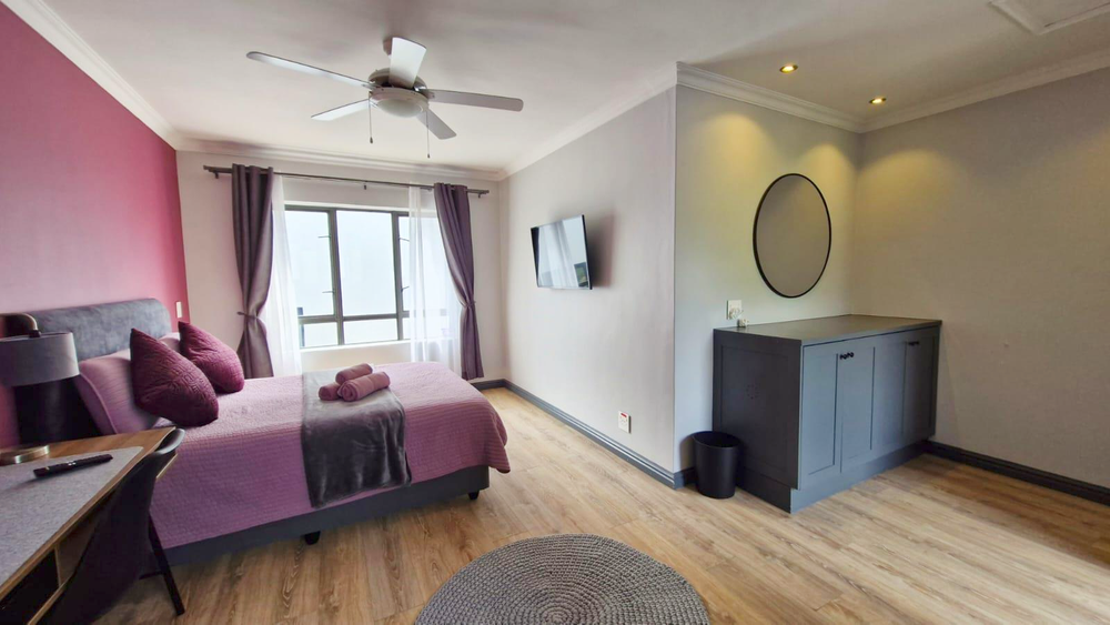 Spacious master suite