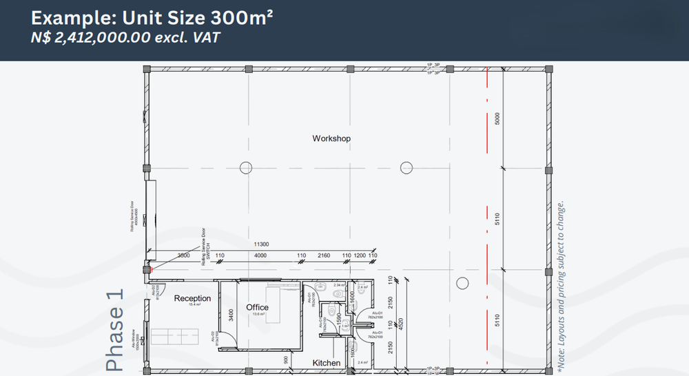 Unit Size: 300m²