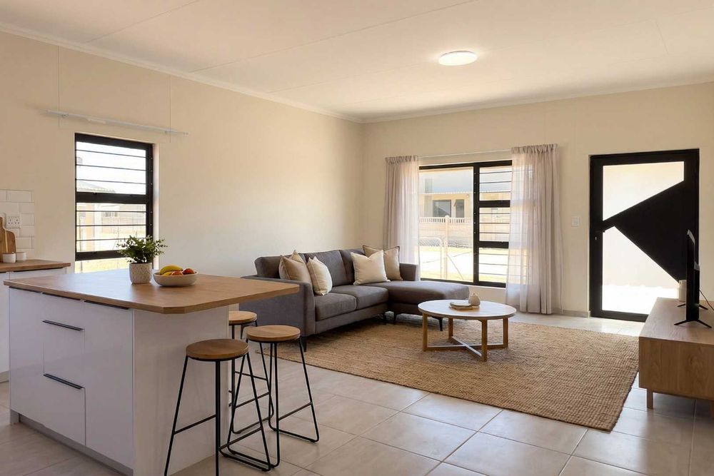 Spacious and modern open-living.