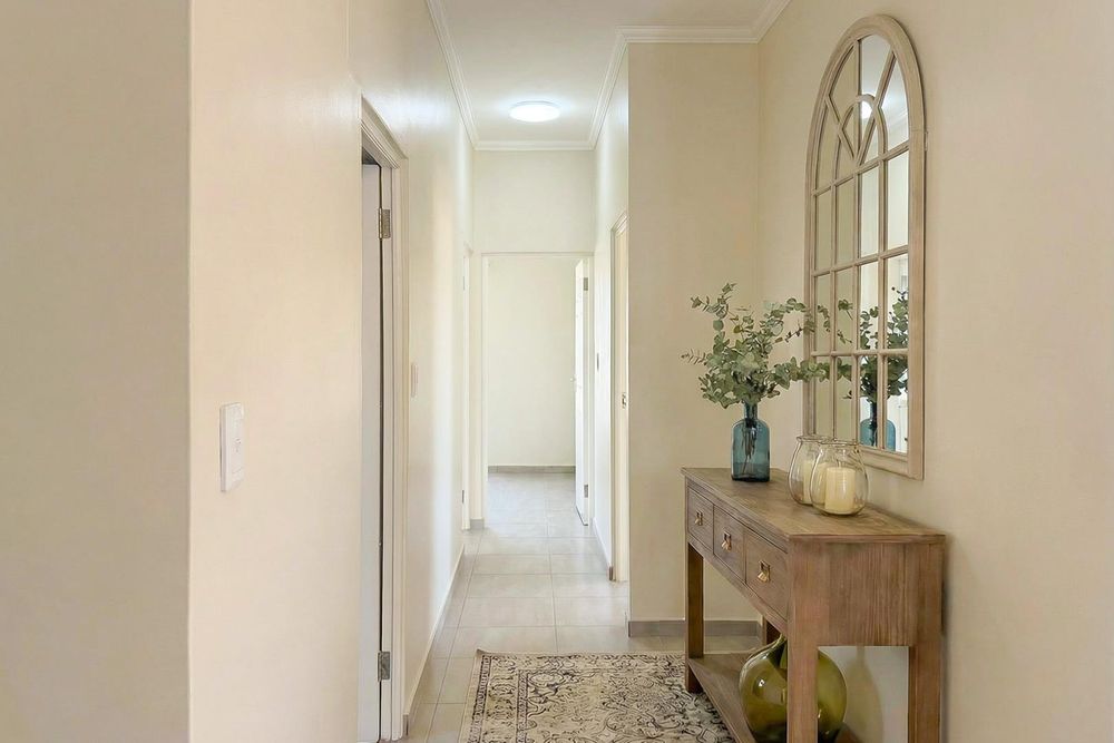 Modern passage to bedrooms.