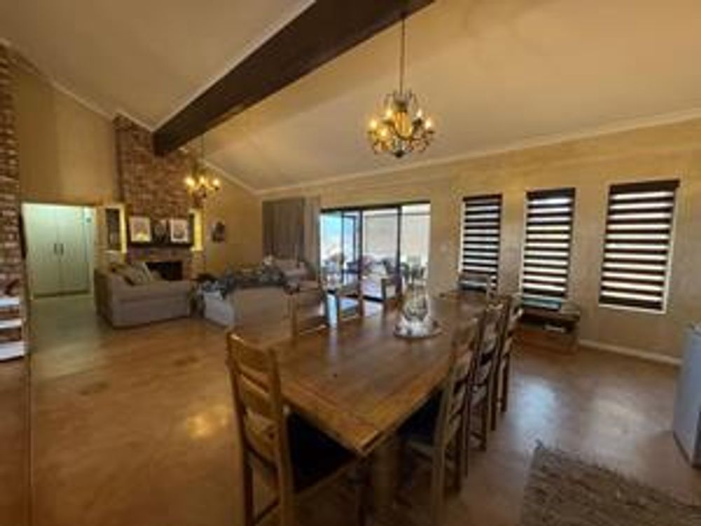 open plan dining area