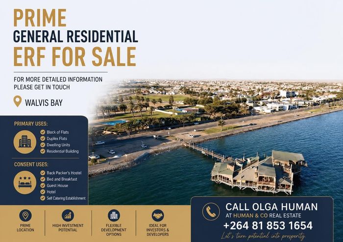Property #2551419, Vacant Land Residential For Sale in Walvis Bay Central