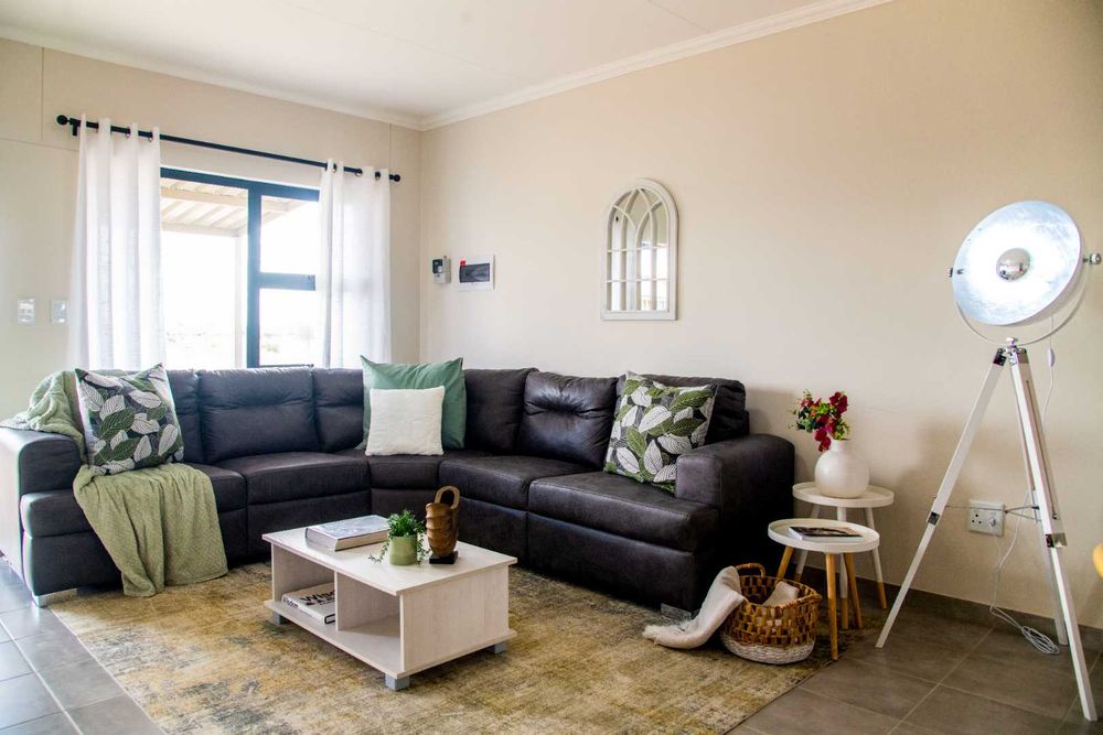 Modern open-plan living.