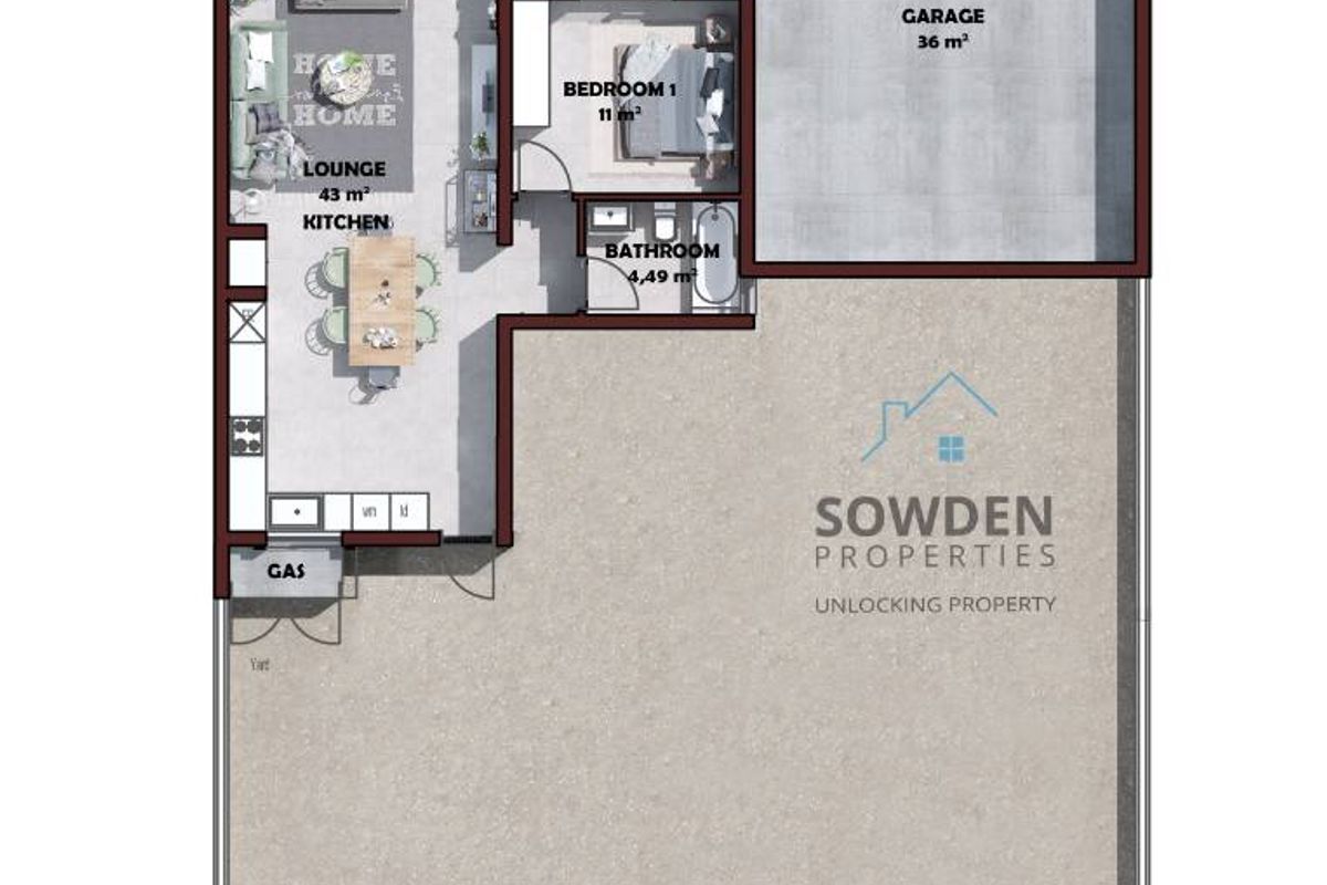 Swakopmund Tama Estate New Development Etope 1 Bedroom with Garage - Photo 5