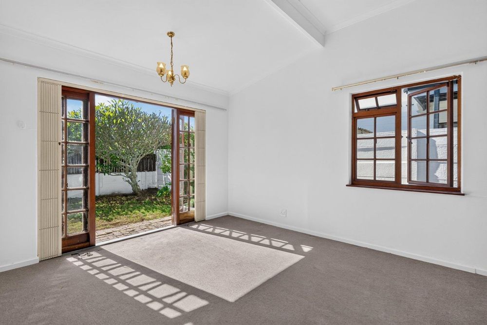 Living area leading to garden