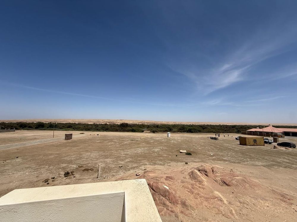 Roof view of the riverbed